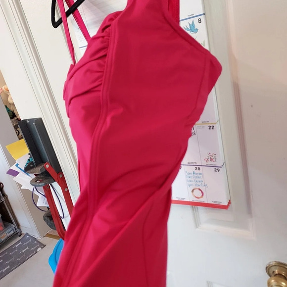 Calvin Klein Swimwear Hot Pink One-Piece Swimsuit in Size 16 - Picture 7 of 12